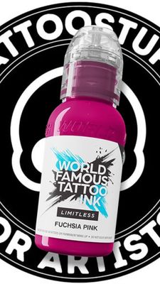 WORLD FAMOUS INK "FUCHSIA PINK" 30ML WORLD FAMOUS INK "FUCHSIA PINK" 30ML