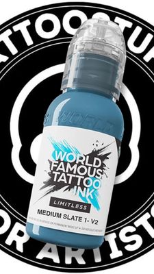 WORLD FAMOUS INK "MEDIUM SLATE 1 V2" 30ML