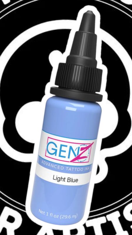 INTENZE INK "LIGHT BLUE" 30ML