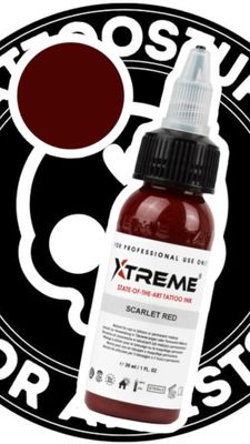 XTREME INK "SCARLET RED" 30ML XTREME INK "SCARLET RED" 30ML