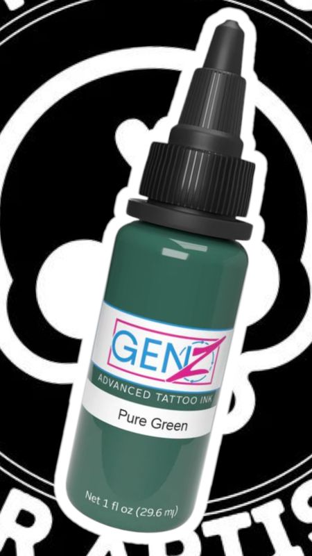 INTENZE INK "PURE GREEN" 30ML