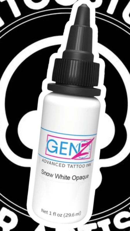INTENZE INK "SNOW WHITE OPAQUE" 30ML