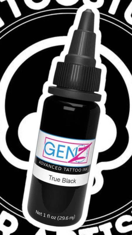 INTENZE INK "TRUE BLACK" 30ML