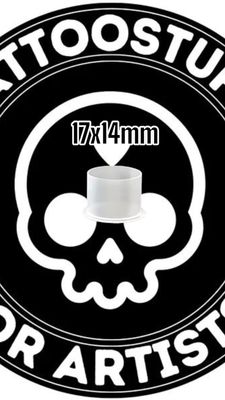 1000 Farbkappen mit Standfuß 17x14mm