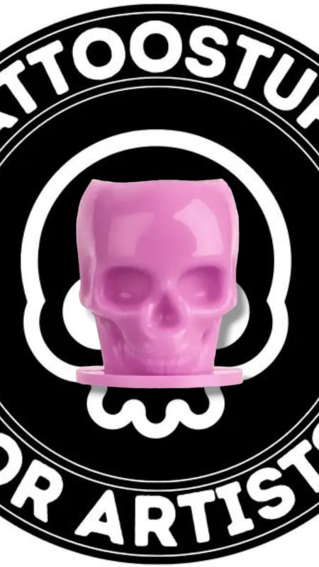 200 Skull Farbkappen in Pink