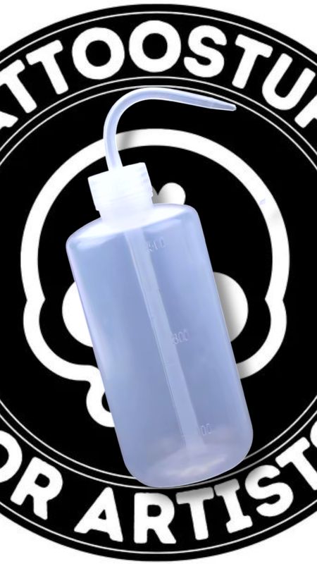 TATTOO SQUEEZE BOTTLE in 500ml "KLAR"