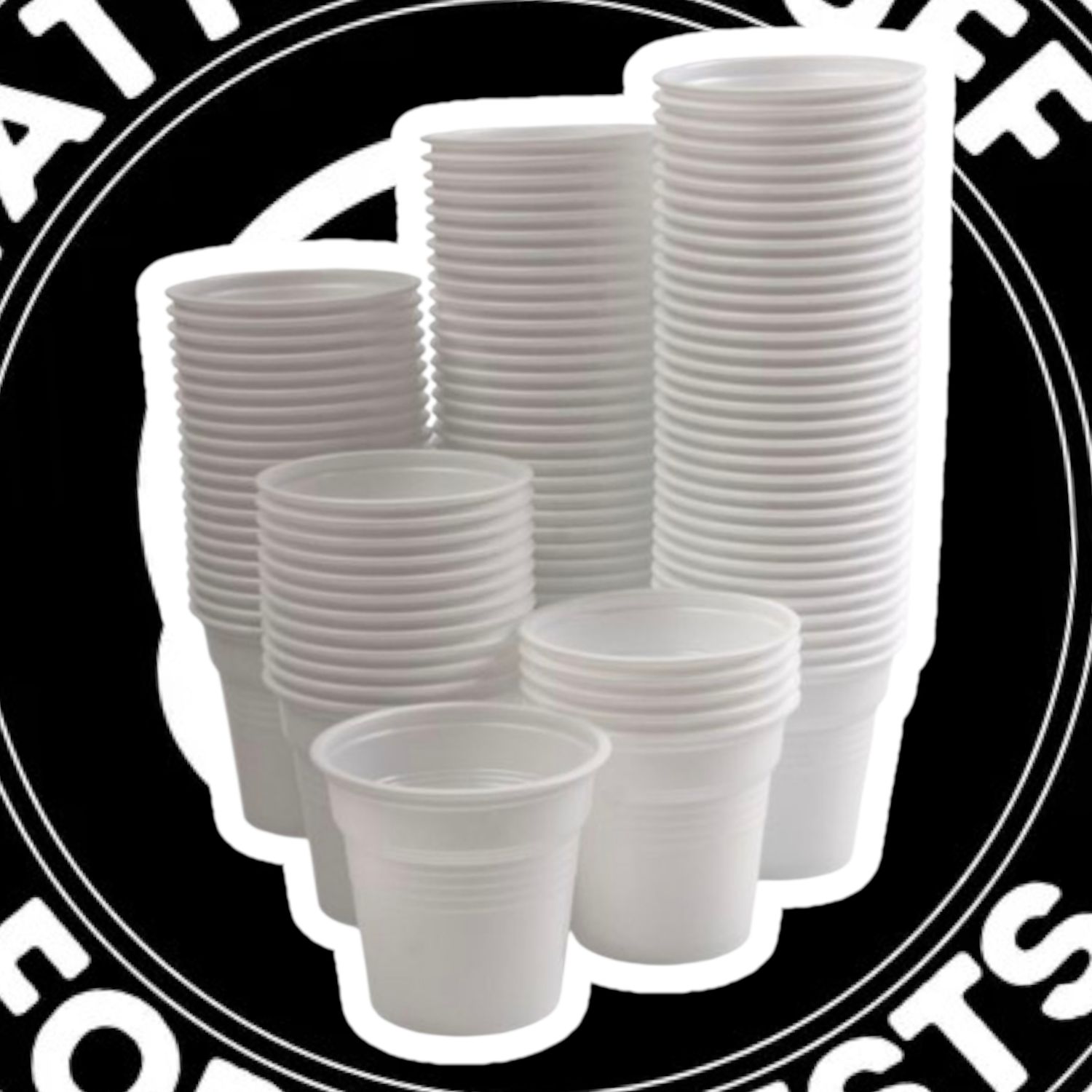 BECHER 100 Stück - weiss 80ml