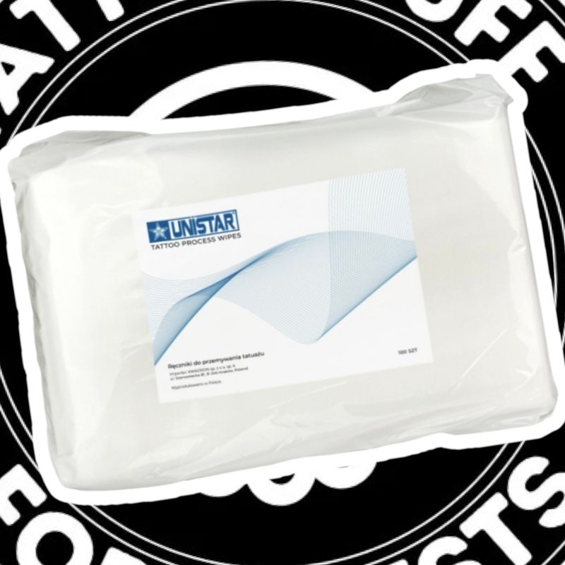 100er Pack Unistar Tattoo Wischtücher 100er Pack Unistar Tattoo Wischtücher