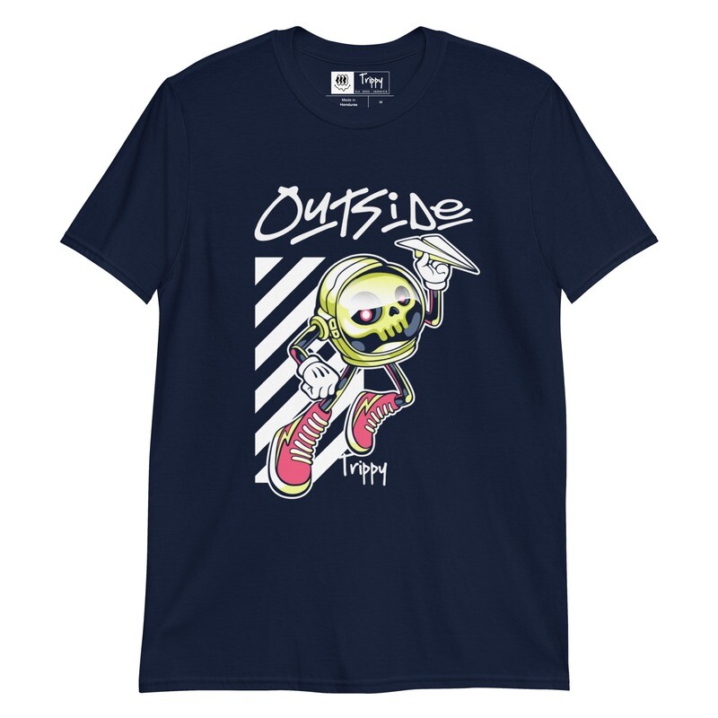 Outside Navy Tee