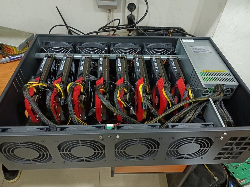 Mining Rig 8 VGA 2060 12GB