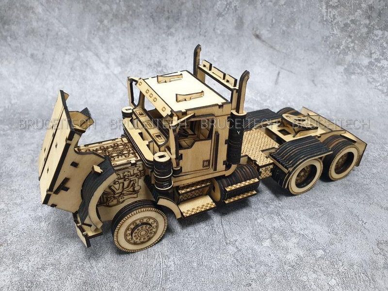 Kenworth T800 3d Model And Construction Kit