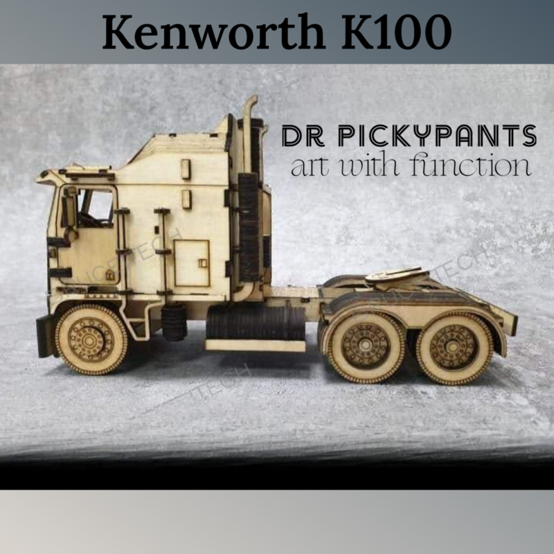 Kenworth  K100 3d Model And Construction Kit