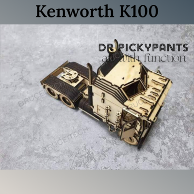 Kenworth  K100 3d Model And Construction Kit