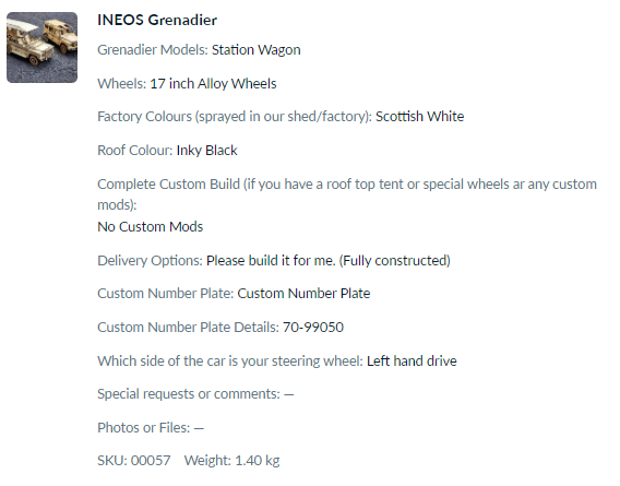 Abdulwahab alrifai Ineos Grenadier as shown in description