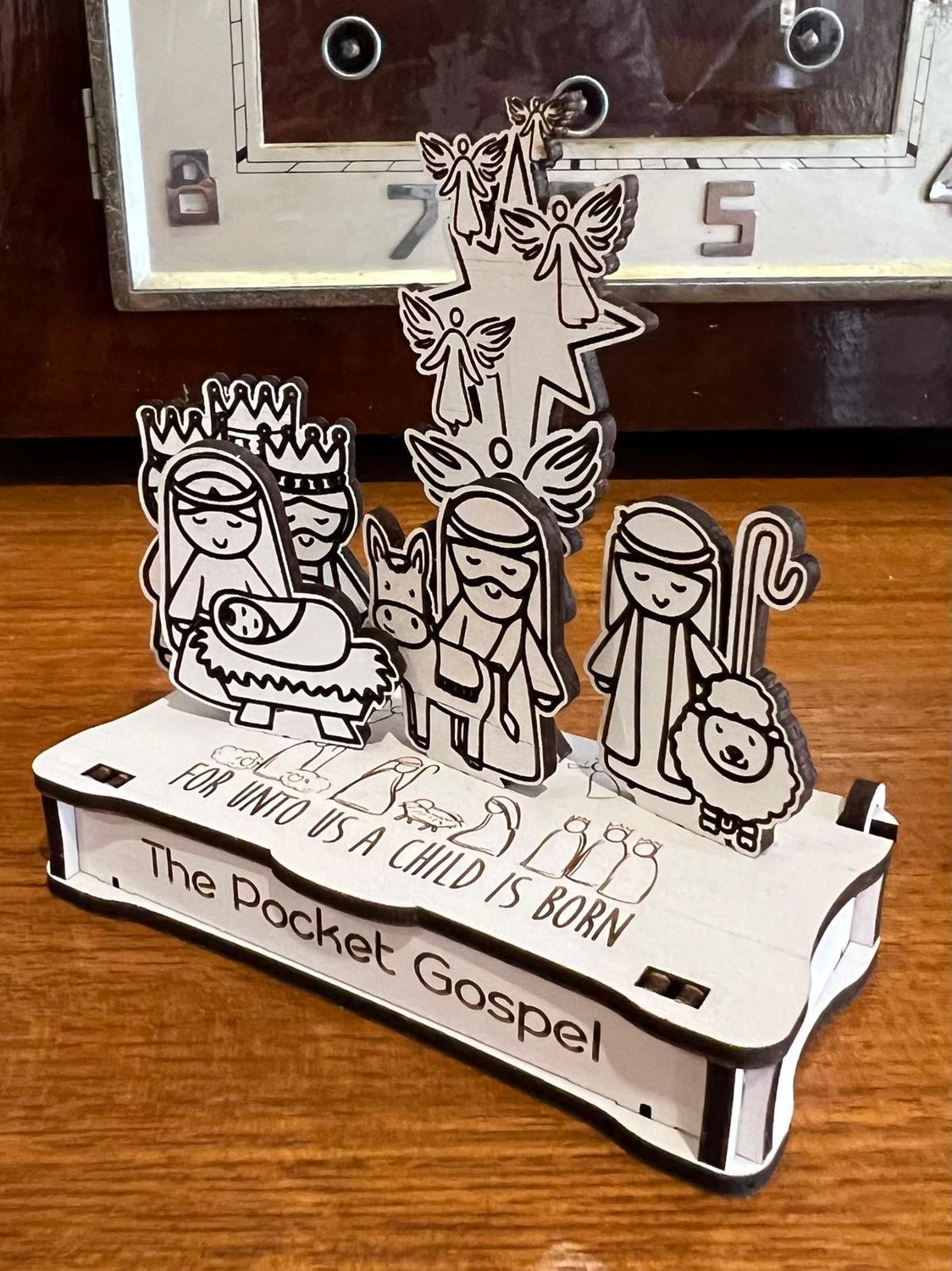 TINYBOXES Nativity Christmas Box