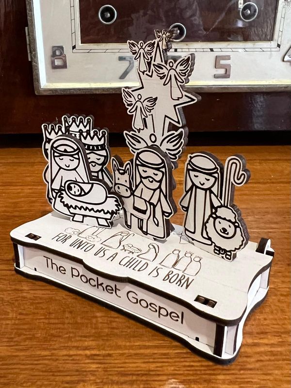 TINYBOXES Nativity Christmas Box