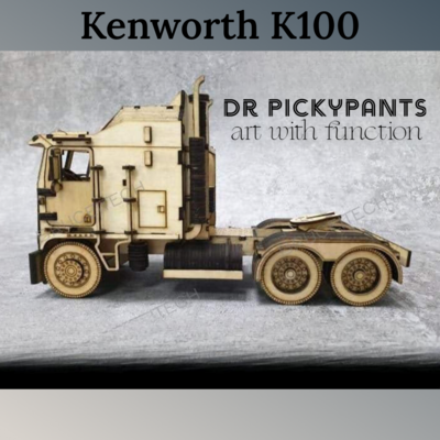Kenworth  K100 3d Model And Construction Kit