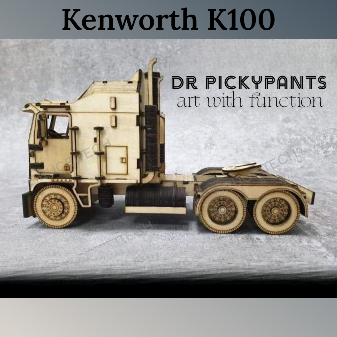 Kenworth K100 3d Model And Construction Kit Kenworth K100 3d Model And Construction Kit