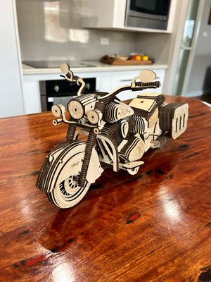 Indian Chief Vintage Motorcycle Miniature 
