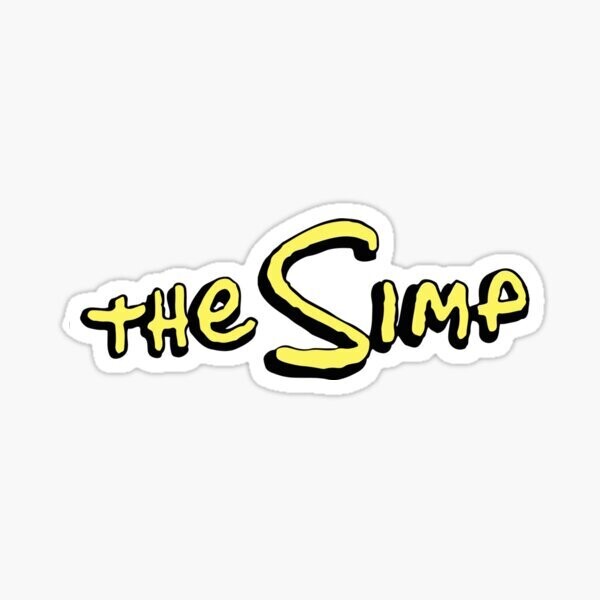 THE SIMP Sticker