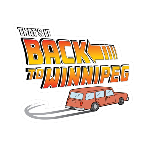 BACK TO WINNIPEG Sticker