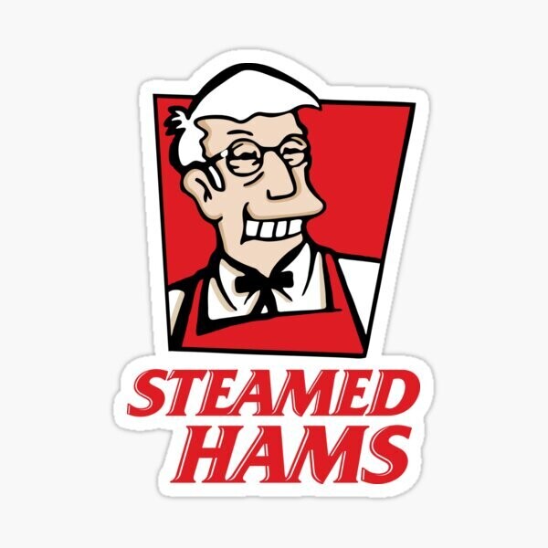 Steamed HAMS! SKINNERRR!!!!! Sticker