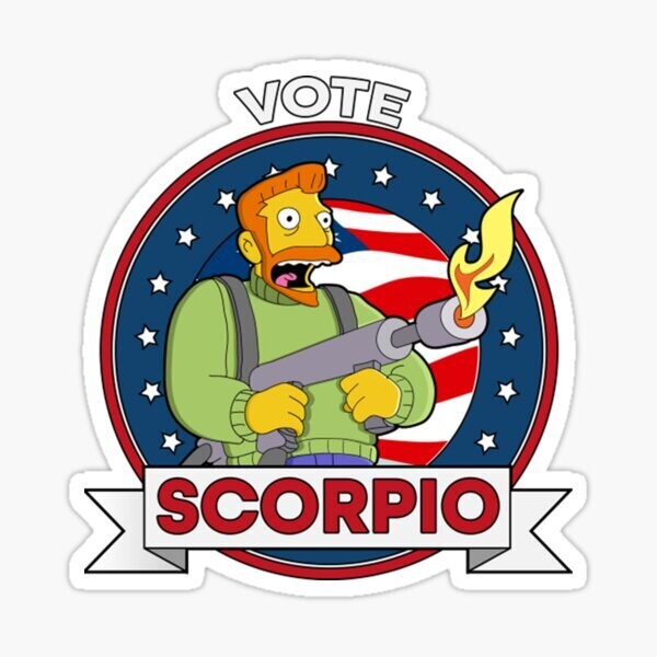 Hank Scorp Sticker 