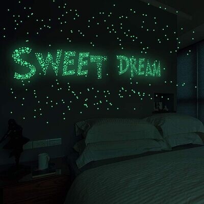 Glow in The Dark Stars 633 Pieces!! 