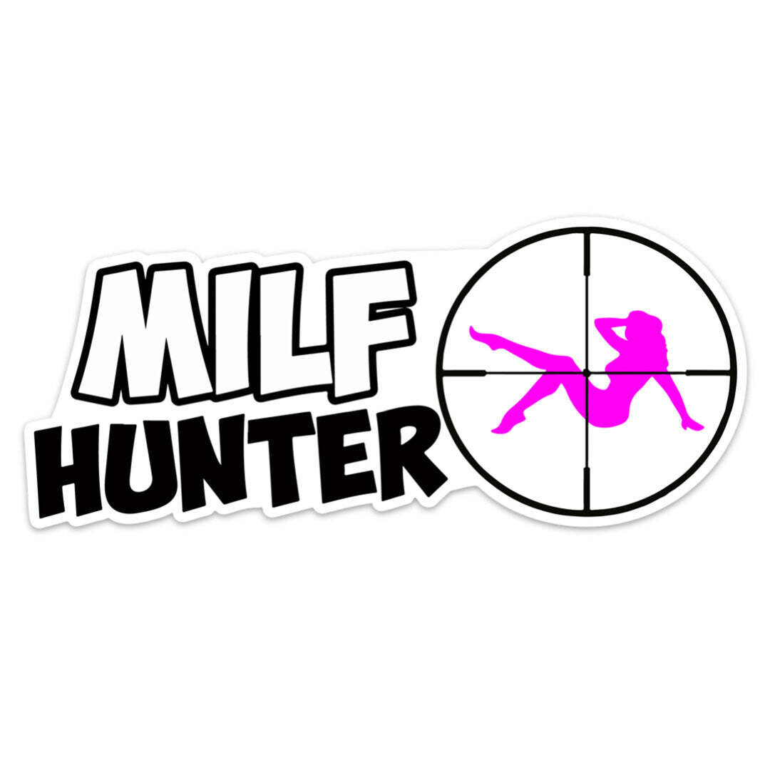 Milf hunter Sticker