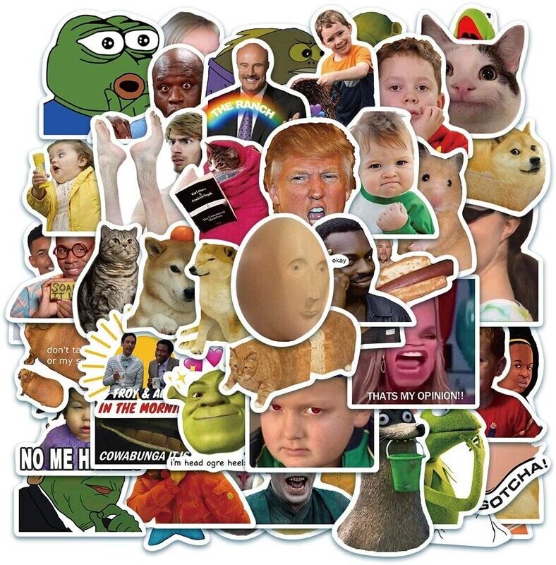 Meme Stickers - 50 PCS