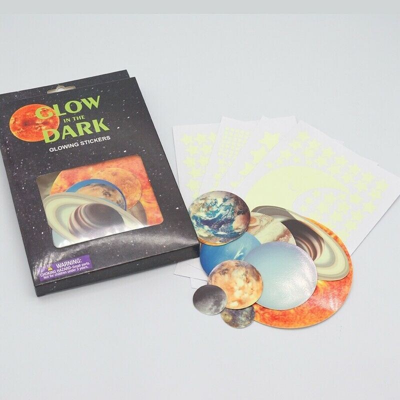 Solar System  Glow In The Dark Wall Stickers/Decals