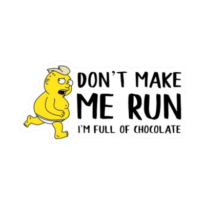 Full of chocolate Sticker