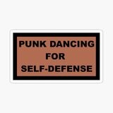 Punk Dancing Sticker