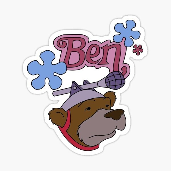 Ben Talk Show Host Sticker