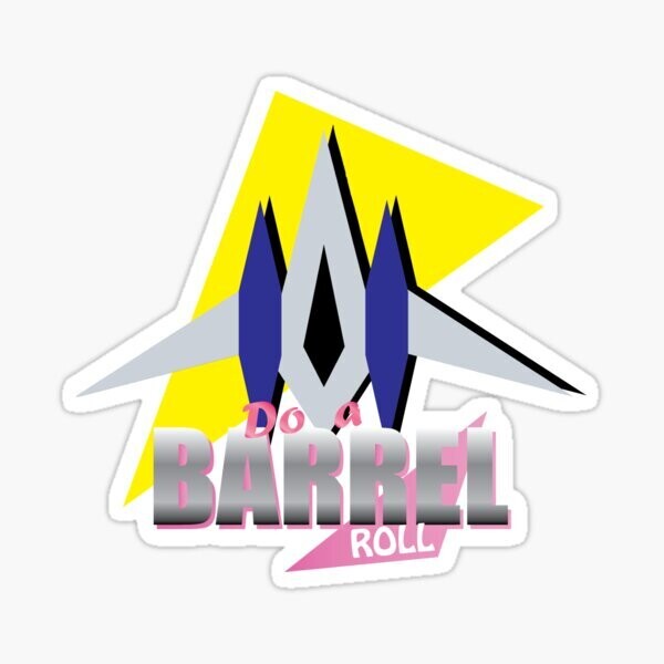 Do a Barrel Roll Sticker