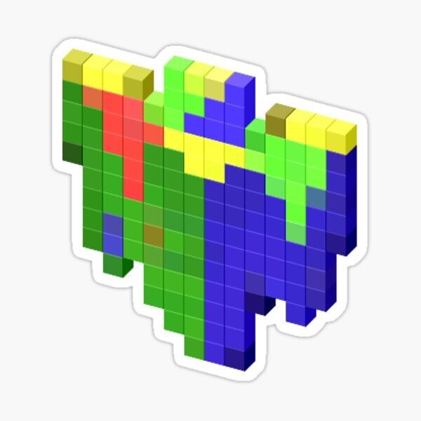 N64 Warped Logo Sticker