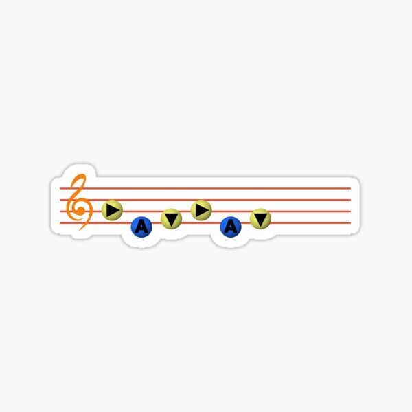 Zelda Notes Sticker