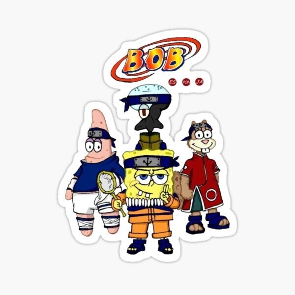 Spongebob ANIME Sticker