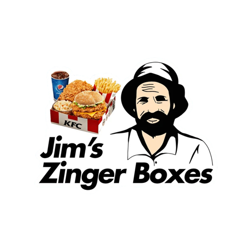 Jim&#39;s Zinger box Sticker