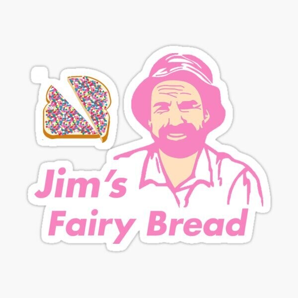 Jim&#39;s Fairy Bread Sticker