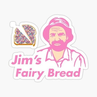 Jim&#39;s Fairy Bread Sticker