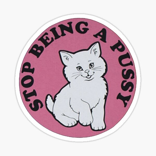 Don&#39;t be a Kitty Sticker