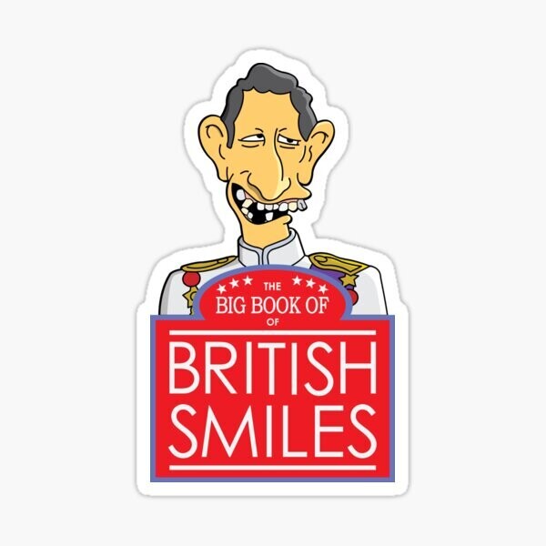 British Smiles Sticker