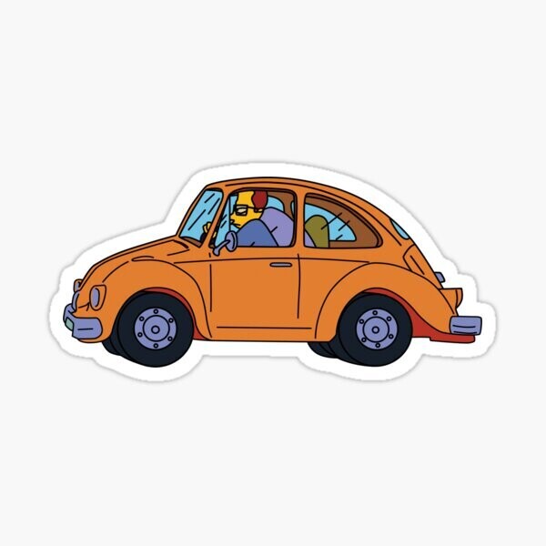 Biggest car i could afford Sticker