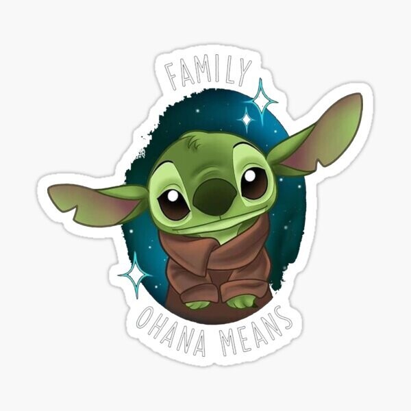 Star Stitch Sticker