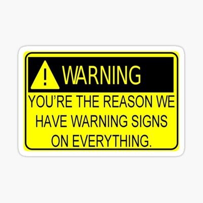 YOU ARE THE REASON Sticker