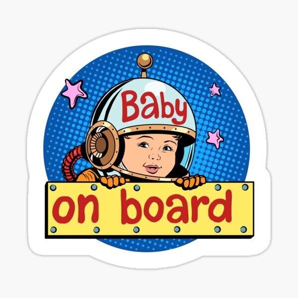 Baby on Board Sticker- Astro