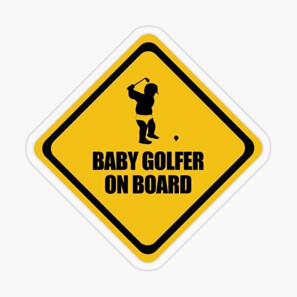 GOLF Baby on Board Sticker