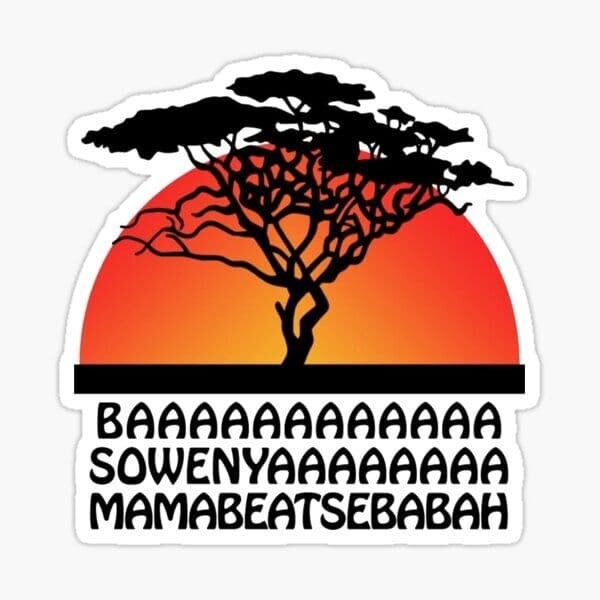 Movie Line Clear Sticker