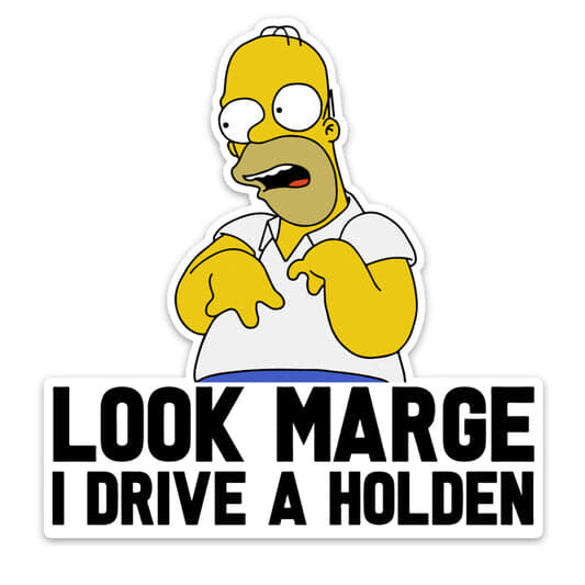 Look Marge Holden Sticker